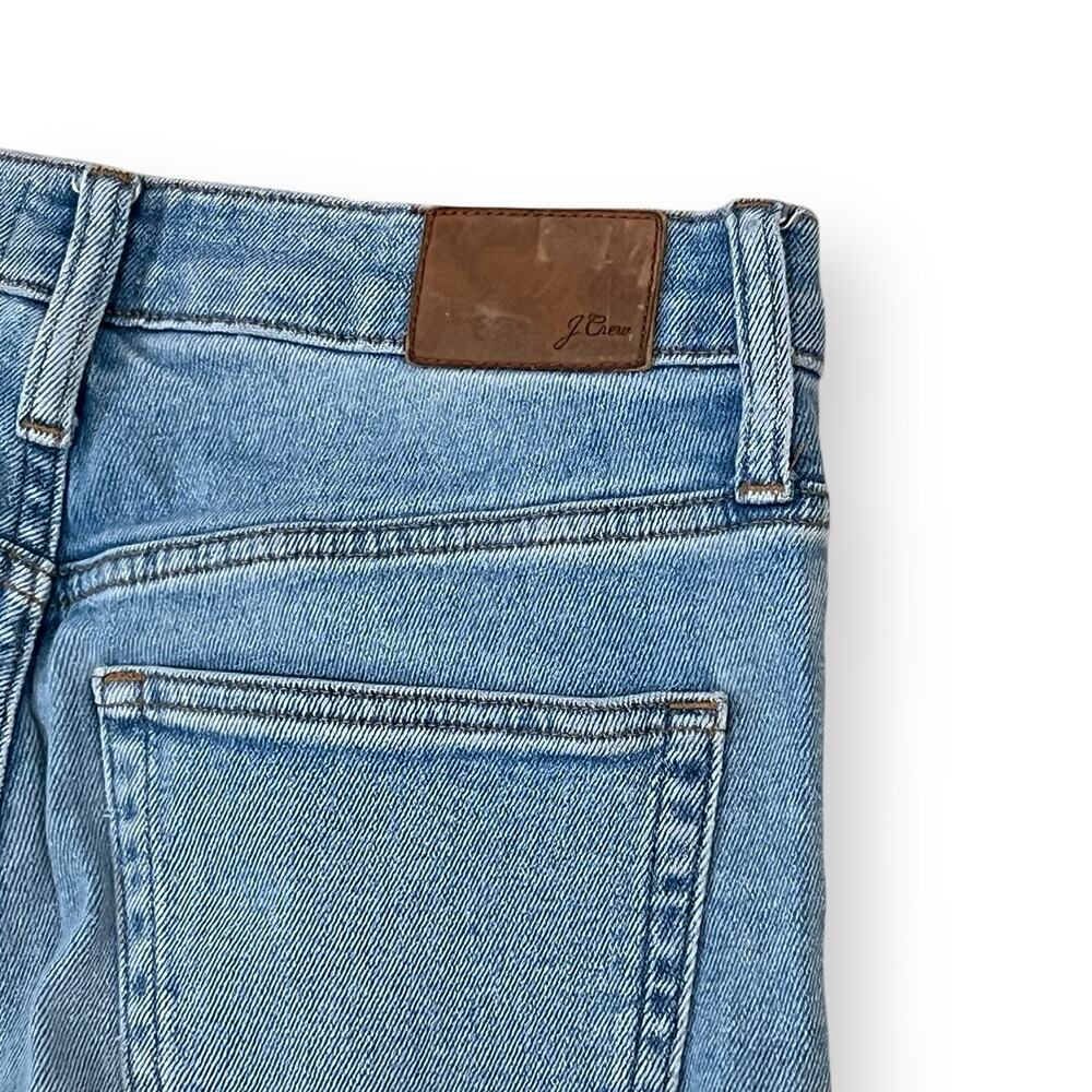J Crew Denim Women’s 26 Billie 10” Demi Boot Crop Jeans Mid Rise Button Fly - Picture 10 of 14